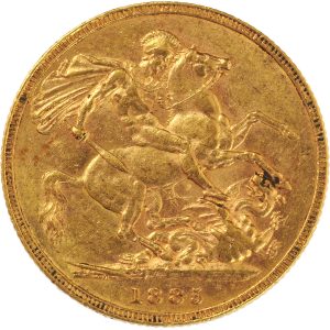 1885 Βικτώρια Μελβούρνης - Χρυσή Λίρα Αγγλίας