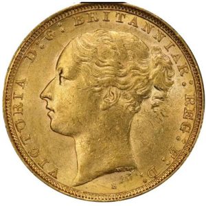 1885 Βικτώρια Σίδνεϊ - Χρυσή Λίρα Αγγλίας