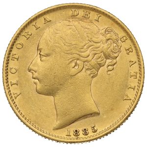 1885 Βικτώρια Σίδνεϊ Θυρεός - Χρυσή Λίρα Αγγλίας
