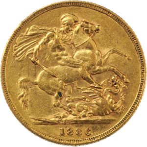 1886 Βικτώρια Σίδνεϊ - Χρυσή Λίρα Αγγλίας