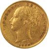1886 Βικτώρια Σίδνεϊ Θυρεός - Χρυσή Λίρα Αγγλίας