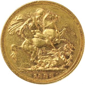 1888 Βικτώρια Μελβούρνης - Χρυσή Λίρα Αγγλίας