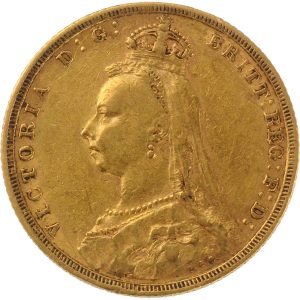 1889 Βικτώρια Μελβούρνης - Χρυσή Λίρα Αγγλίας