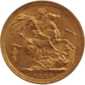 1889 Βικτώρια Σίδνεϊ - Χρυσή Λίρα Αγγλίας
