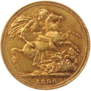 1890 Βικτώρια Σίδνεϊ - Χρυσή Λίρα Αγγλίας