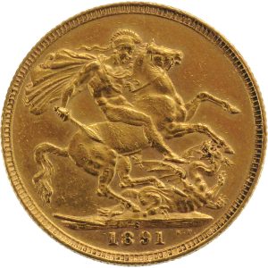 1891 Βικτώρια Σίδνεϊ - Χρυσή Λίρα Αγγλίας