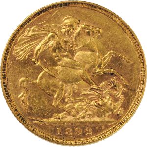 1892 Βικτώρια Μελβούρνης - Χρυσή Λίρα Αγγλίας