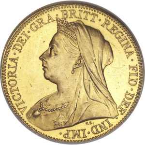 1893 Βικτώρια Λονδίνου - Χρυσή Λίρα Αγγλίας