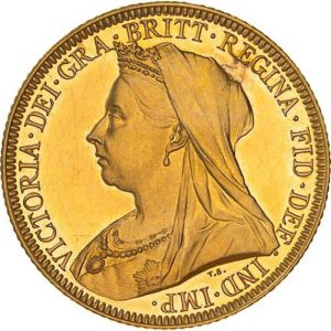 1893 Βικτώρια Μελβούρνης - Χρυσή Λίρα Αγγλίας