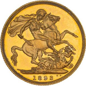 1893 Βικτώρια Μελβούρνης - Χρυσή Λίρα Αγγλίας