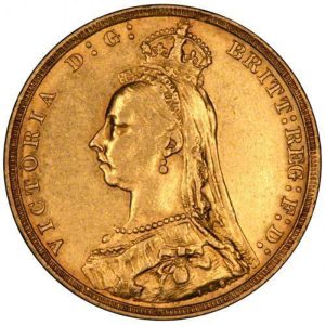 1893 Βικτώρια Λονδίνου - Χρυσή Λίρα Αγγλίας