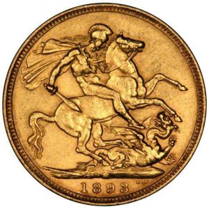 1893 Βικτώρια Λονδίνου - Χρυσή Λίρα Αγγλίας