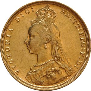 1893 Βικτώρια Λονδίνου - Χρυσή Λίρα Αγγλίας