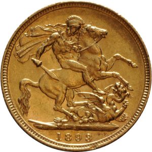 1893 Βικτώρια Λονδίνου - Χρυσή Λίρα Αγγλίας