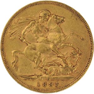 1895 Βικτώρια Λονδίνου - Χρυσή Λίρα Αγγλίας