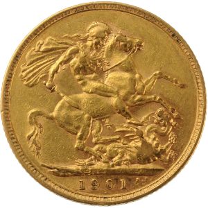 1901 Βικτώρια Λονδίνου - Χρυσή Λίρα Αγγλίας