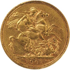 1901 Βικτώρια Μελβούρνης - Χρυσή Λίρα Αγγλίας