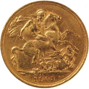 1903 Εδουάρδος Ζ’ Μελβούρνης - Χρυσή Λίρα Αγγλίας