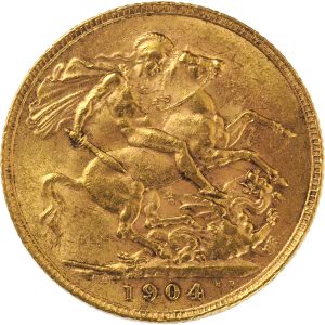 1904 Εδουάρδος Ζ’ Λονδίνου - Χρυσή Λίρα Αγγλίας
