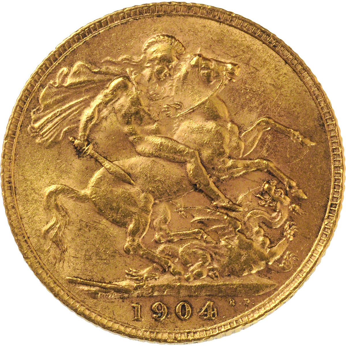 1904 Εδουάρδος Ζ’ Λονδίνου - Χρυσή Λίρα Αγγλίας