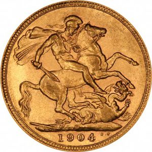 1904 Εδουάρδος Ζ’ Μελβούρνης - Χρυσή Λίρα Αγγλίας