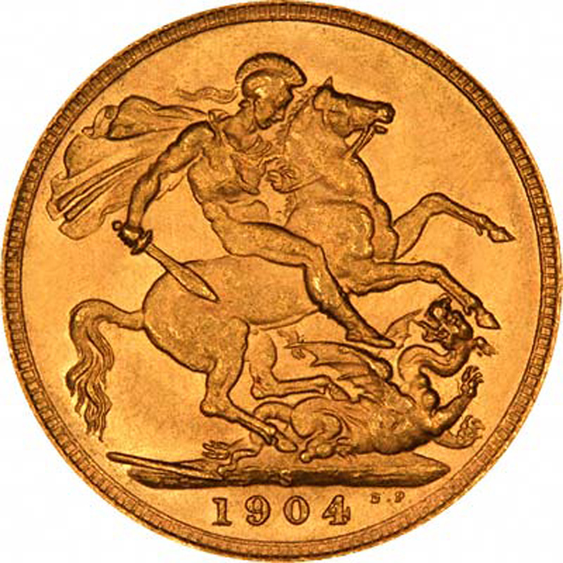 1904 Εδουάρδος Ζ’ Σίδνεϊ - Χρυσή Λίρα Αγγλίας