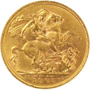 1905 Εδουάρδος Ζ’ Λονδίνου - Χρυσή Λίρα Αγγλίας