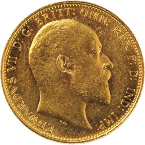 1908 Εδουάρδος Ζ’ Μελβούρνης - Χρυσή Λίρα Αγγλίας