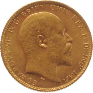 1908 Εδουάρδος Ζ’ Σίδνεϊ - Χρυσή Λίρα Αγγλίας