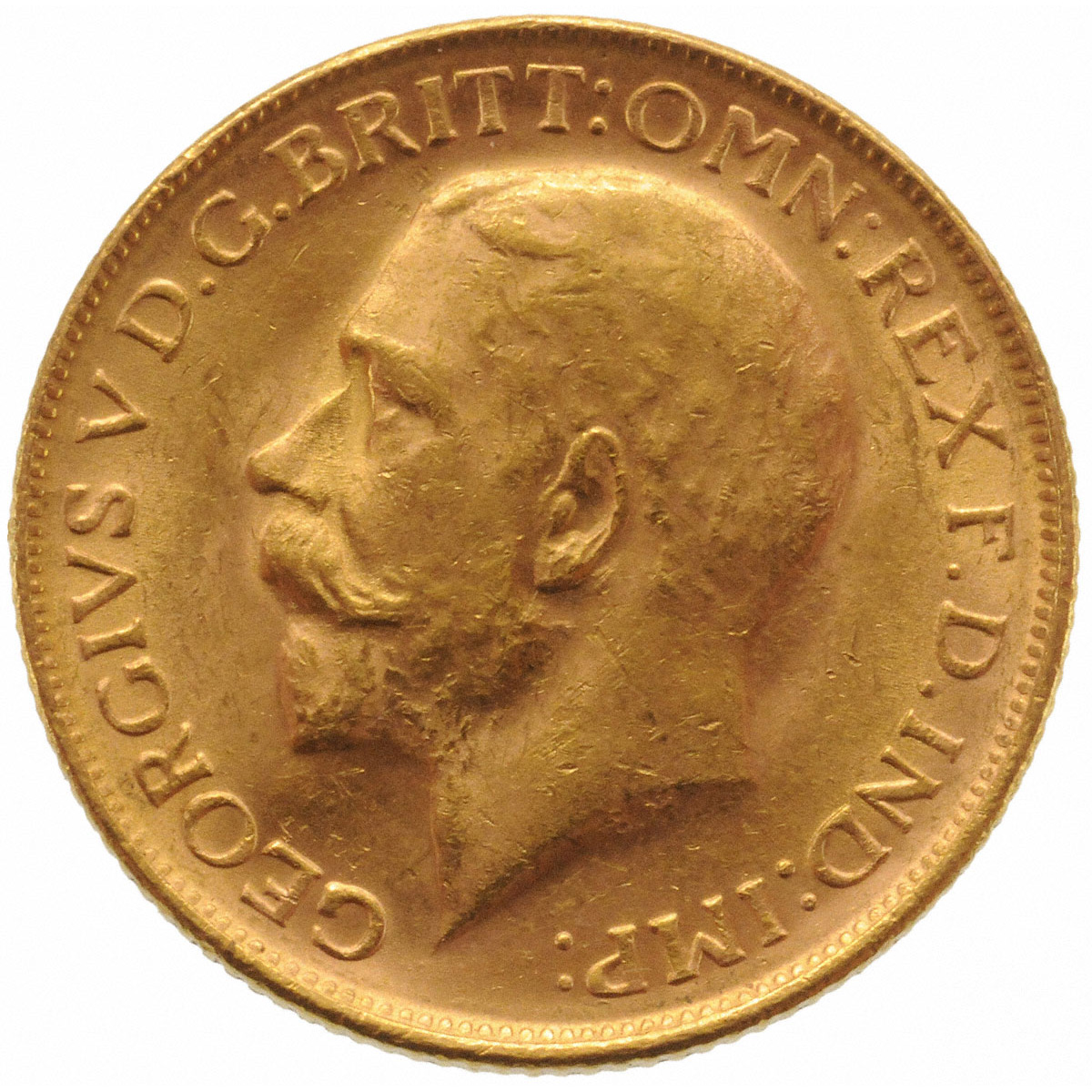 1914 Γεώργιος Ε’ Μελβούρνης - Χρυσή Λίρα Αγγλίας