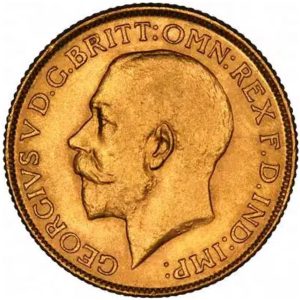 1914 Γεώργιος Ε’ Οττάβα Καναδά - Χρυσή Λίρα Αγγλίας