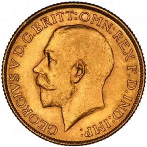 1914 Γεώργιος Ε’ Πέρθ - Χρυσή Λίρα Αγγλίας