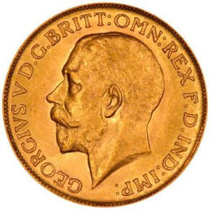 1914 Γεώργιος Ε’ Σίδνεϊ - Χρυσή Λίρα Αγγλίας