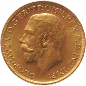 1915 Γεώργιος Ε’ Σίδνεϊ - Χρυσή Λίρα Αγγλίας