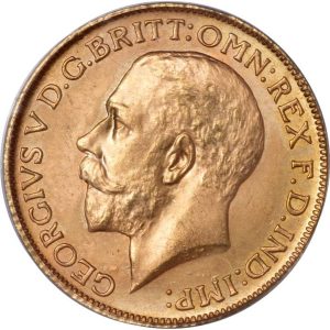 1916 Γεώργιος Ε’ Οττάβα Καναδά - Χρυσή Λίρα Αγγλίας