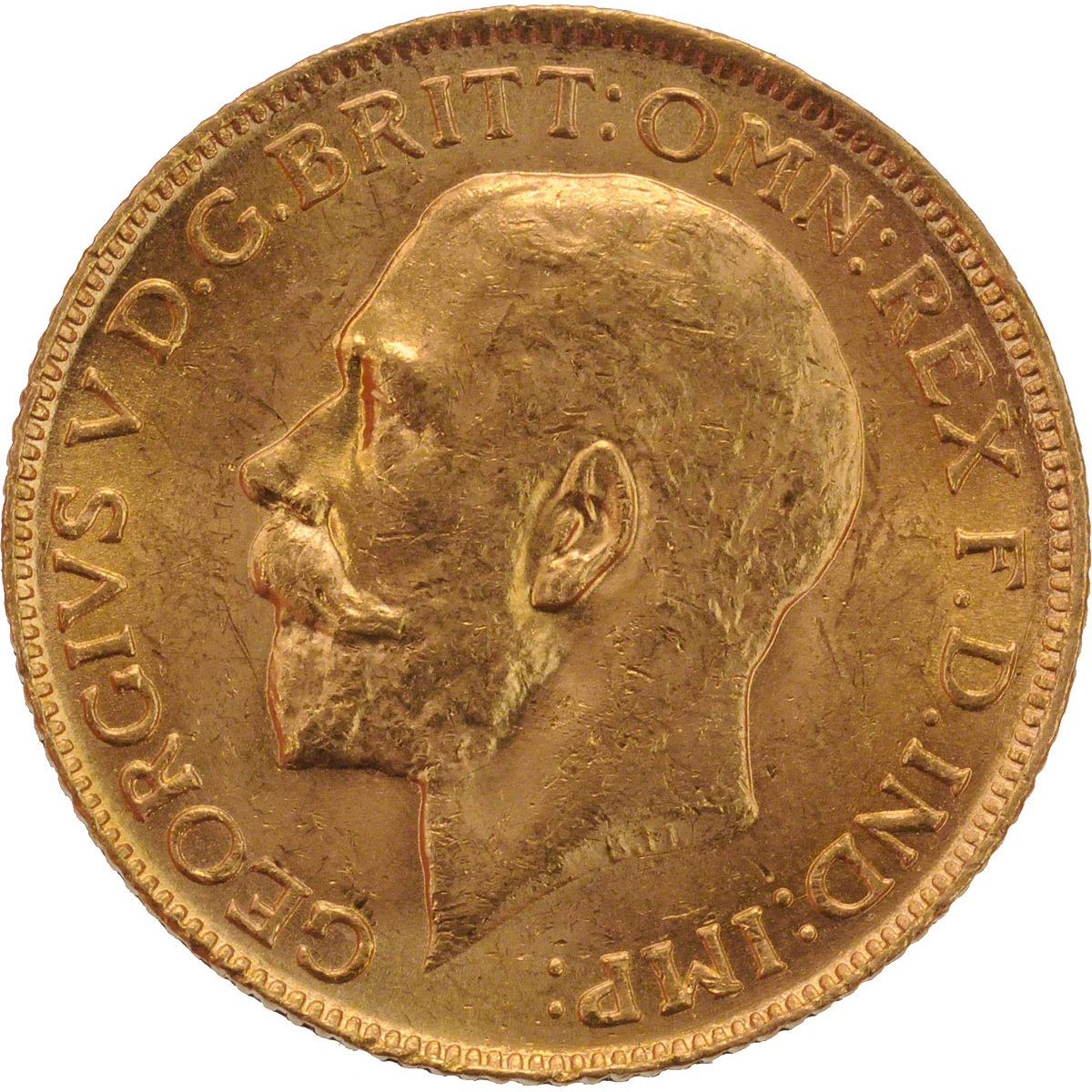 1917 Γεώργιος Ε’ Οττάβα Καναδά - Χρυσή Λίρα Αγγλίας
