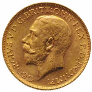 1918 Γεώργιος Ε’ Μελβούρνης - Χρυσή Λίρα Αγγλίας
