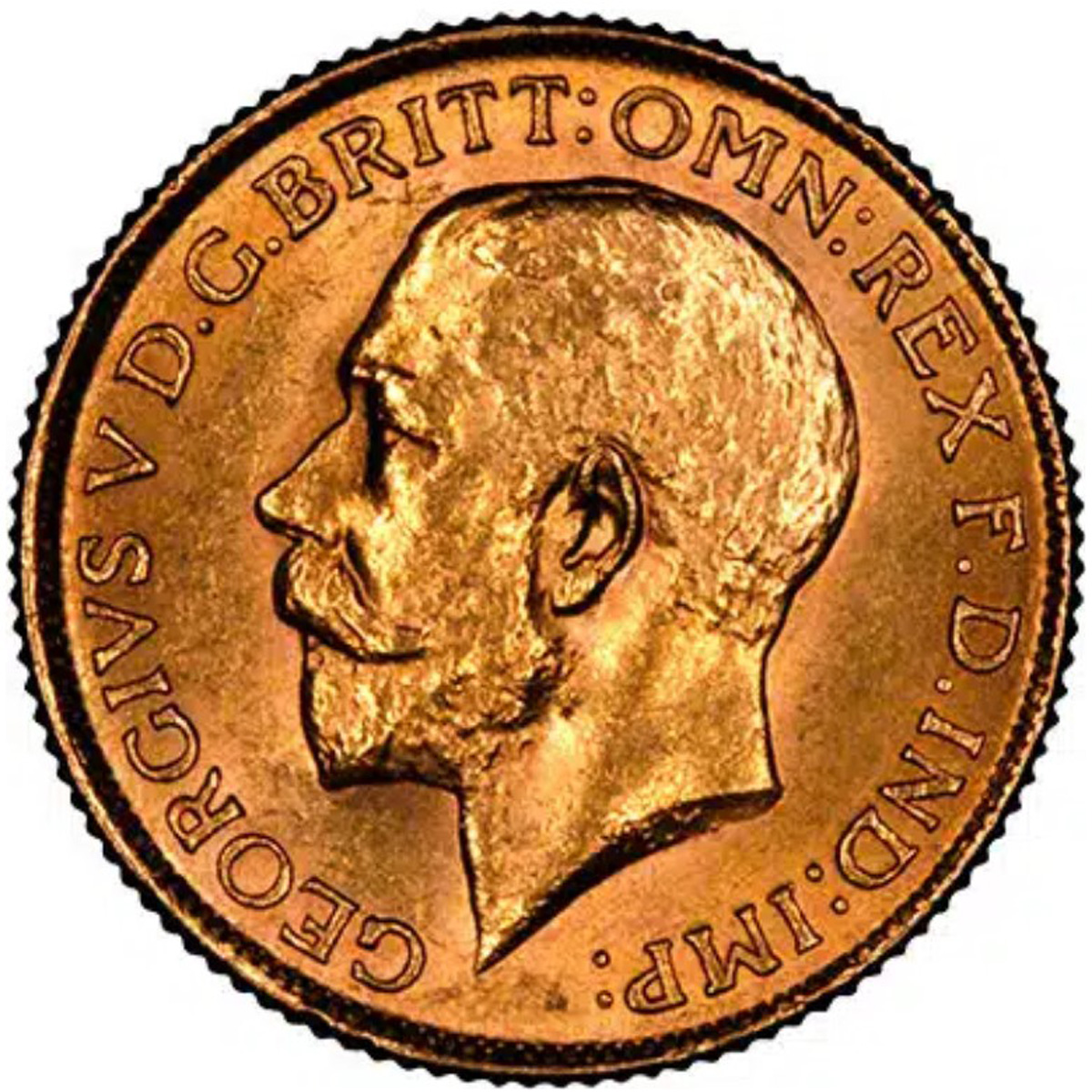 1919 Γεώργιος Ε’ Σίδνεϊ - Χρυσή Λίρα Αγγλίας