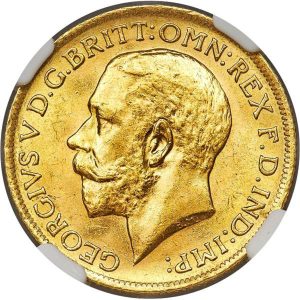 1921 Γεώργιος Ε’ Μελβούρνης - Χρυσή Λίρα Αγγλίας