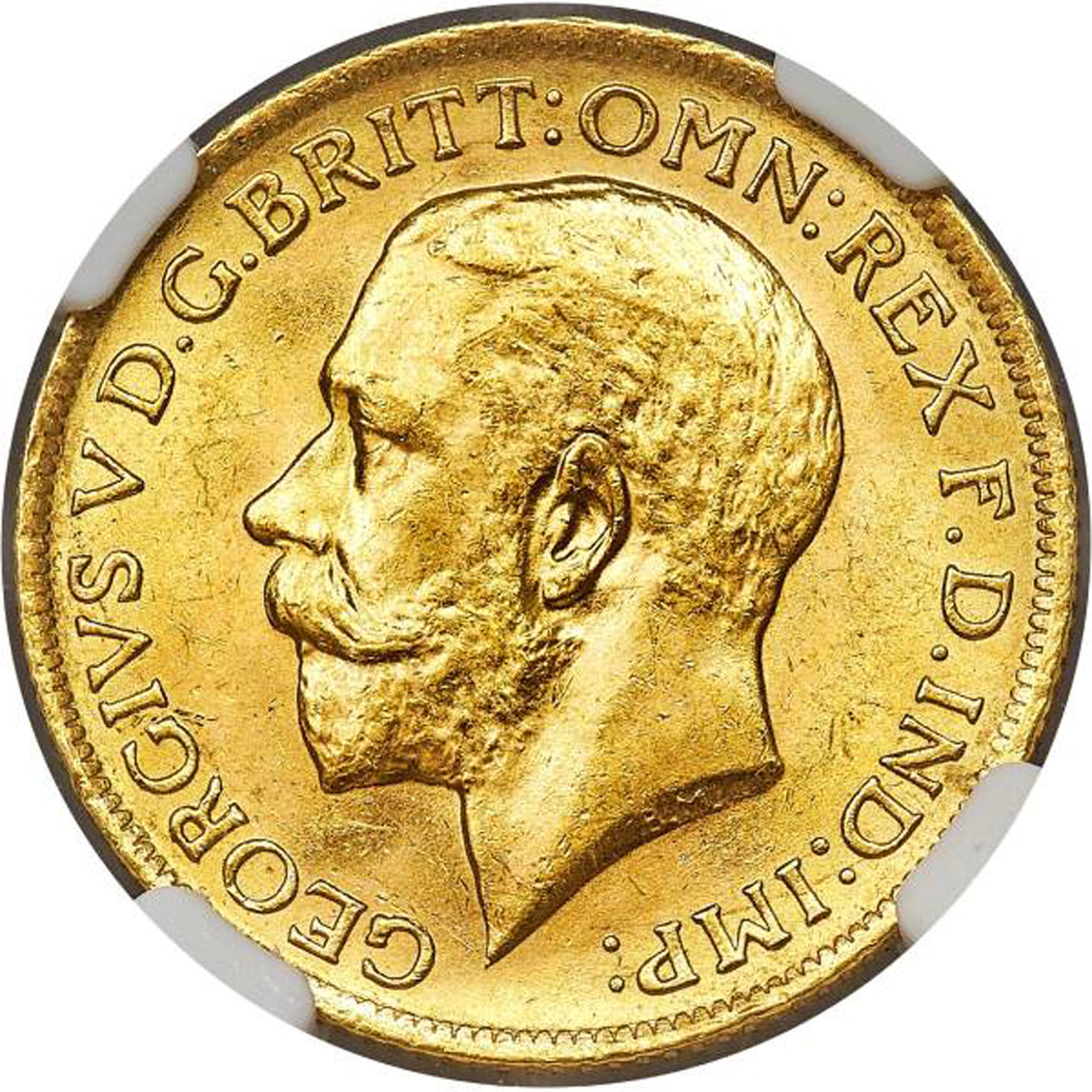 1921 Γεώργιος Ε’ Μελβούρνης - Χρυσή Λίρα Αγγλίας