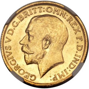 1921 Γεώργιος Ε’ Σίδνεϊ - Χρυσή Λίρα Αγγλίας
