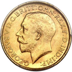 1922 Γεώργιος Ε’ Μελβούρνης - Χρυσή Λίρα Αγγλίας