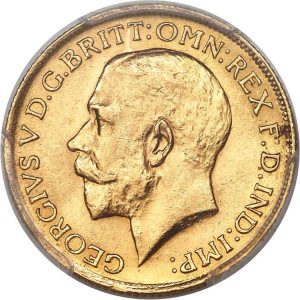 1922 Γεώργιος Ε’ Σίδνεϊ - Χρυσή Λίρα Αγγλίας