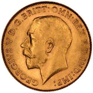 1925 Γεώργιος Ε’ Μελβούρνης - Χρυσή Λίρα Αγγλίας