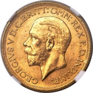 1929 Γεώργιος Ε’ Μελβούρνης - Χρυσή Λίρα Αγγλίας